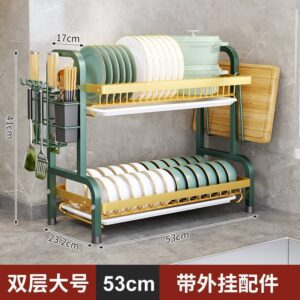 2 layers dish drainer