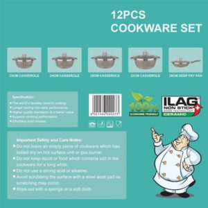 12pcs dessini pot set