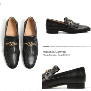 Valentino Garavani’s VLogo Signature fringed loafers
