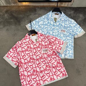 Birth Of Royal Child Floral Embroidered Short Polo Shirt