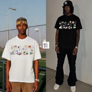 CHILCURE Spray-Effect Graphic T-Shirt – Urban Streetwear Style