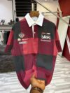 Men’s Premium Checkered Polo Shirt with Embroidered Streetwear Patches