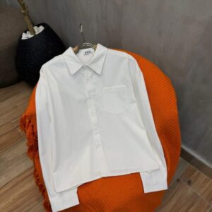 Zara Long Sleeve Crop Shirt